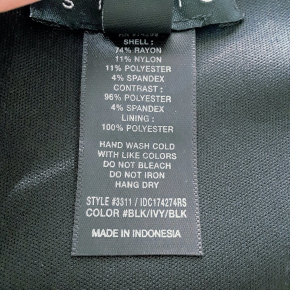 Enfocus Studio Black White Cap Sleeve Sheath Dress - Picture 11 of 12